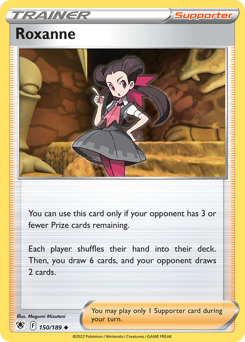 Roxanne, Astral Radiance #150, Pokémon TCG card