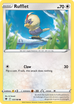 Rufflet, Astral Radiance #131, Pokémon TCG card