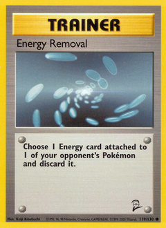Energy Removal, Base Set 2 #119, Pokémon TCG card