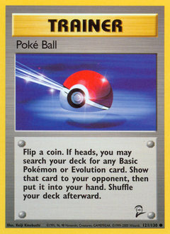 Poké Ball, Base Set 2 #121, Pokémon TCG card