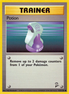 Potion, Base Set 2 #122, Pokémon TCG card