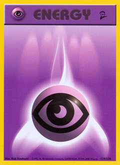 Psychic Energy, Base Set 2 #129, Pokémon TCG card