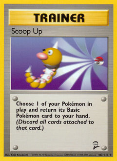 Scoop Up, Base Set 2 #107, Pokémon TCG card