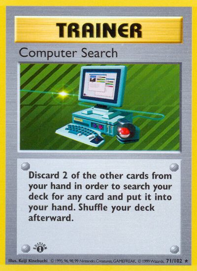 Computer Search, Base #71, Pokémon TCG card