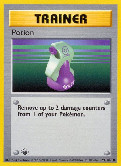 Potion, Base #94, Pokémon TCG card