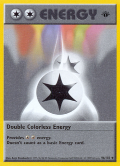 Double Colorless Energy, Base #96, Pokémon TCG card