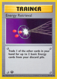 Energy Retrieval, Base #81, Pokémon TCG card