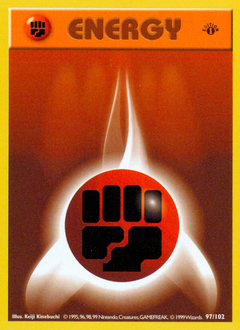 Fighting Energy, Base #97, Pokémon TCG card