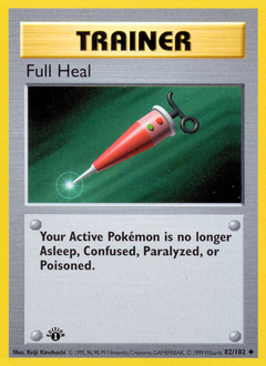 Full Heal, Base #82, Pokémon TCG card