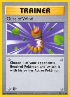 Gust of Wind, Base #93, Pokémon TCG card