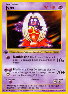 Jynx, Base #31, Pokémon TCG card
