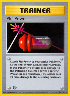 PlusPower, Base #84, Pokémon TCG card