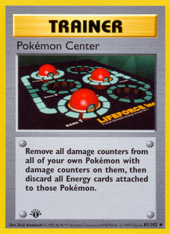 Pokémon Center, Base #85, Pokémon TCG card