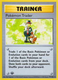 Pokémon Trader, Base #77, Pokémon TCG card