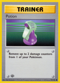 Potion, Base #94, Pokémon TCG card