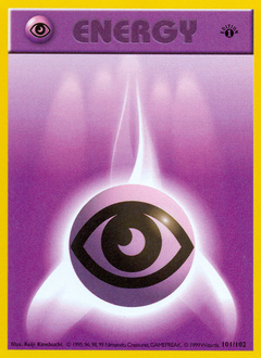 Psychic Energy, Base #101, Pokémon TCG card