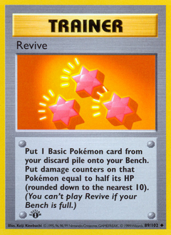 Revive, Base #89, Pokémon TCG card