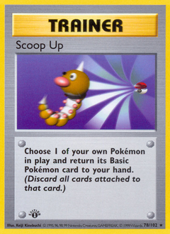 Scoop Up, Base #78, Pokémon TCG card
