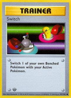 Switch, Base #95, Pokémon TCG card