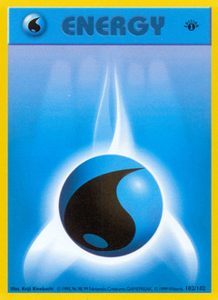 Water Energy, Base #102, Pokémon TCG card