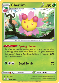 Cherrim, Battle Styles #8, Pokémon TCG card
