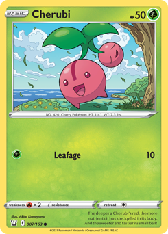 Cherubi, Battle Styles #7, Pokémon TCG card