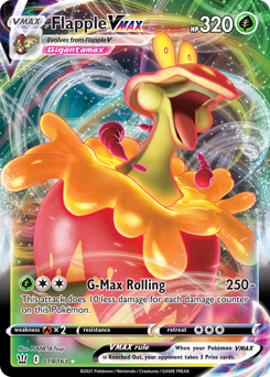Flapple VMAX, Battle Styles #19, Pokémon TCG card