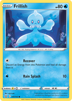 Frillish, Battle Styles #41, Pokémon TCG card