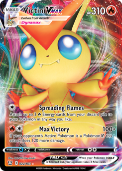 Victini VMAX, Battle Styles #22, Pokémon TCG card