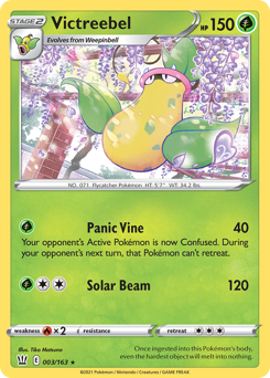 Victreebel, Battle Styles #3, Pokémon TCG card