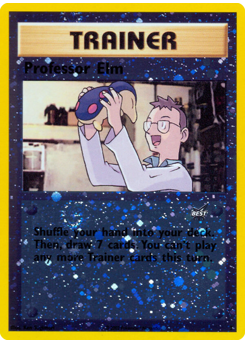 Professor Elm, Best of Game #3, Pokémon TCG card