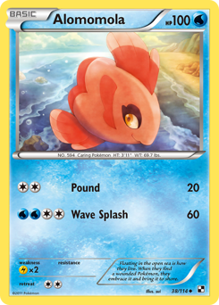 Alomomola, Black & White #38, Pokémon TCG card