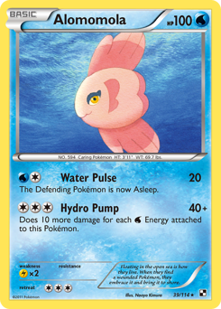 Alomomola, Black & White #39, Pokémon TCG card