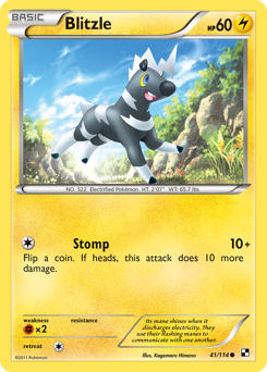 Blitzle, Black & White #41, Pokémon TCG card