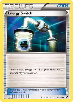 Energy Switch, Black & White #94, Pokémon TCG card