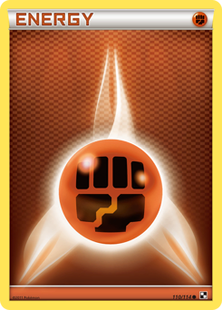 Fighting Energy, Black & White #110, Pokémon TCG card