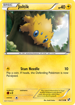 Joltik, Black & White #44, Pokémon TCG card