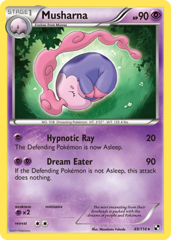 Musharna, Black & White #49, Pokémon TCG card