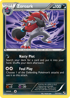 Zoroark, Black & White #71, Pokémon TCG card