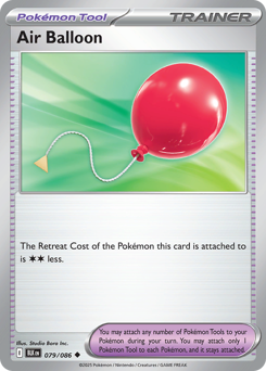 Air Balloon, Black Bolt #79, Pokémon TCG card