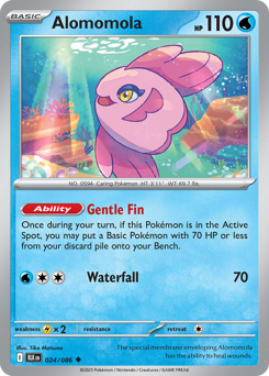 Alomomola, Black Bolt #24, Pokémon TCG card
