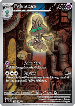 Beheeyem, Black Bolt #121, Pokémon TCG card