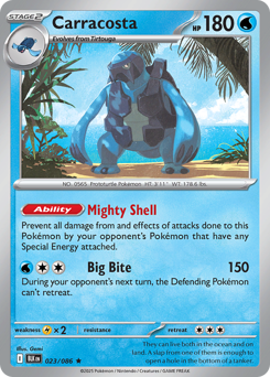 Carracosta, Black Bolt #23, Pokémon TCG card