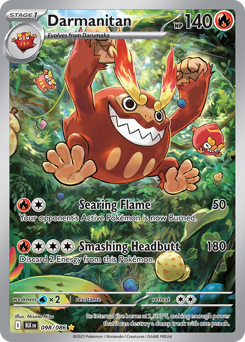 Darmanitan, Black Bolt #98, Pokémon TCG card