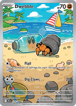 Dwebble, Black Bolt #129, Pokémon TCG card