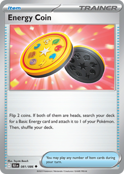 Energy Coin, Black Bolt #81, Pokémon TCG card