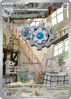 Klang, Black Bolt #140, Pokémon TCG card