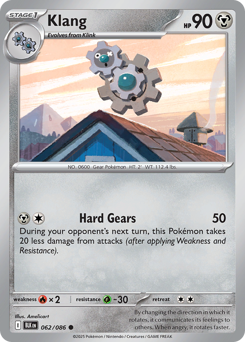 Klang, Black Bolt #62, Pokémon TCG card