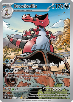 Krookodile, Black Bolt #137, Pokémon TCG card