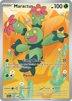 Maractus, Black Bolt #93, Pokémon TCG card
